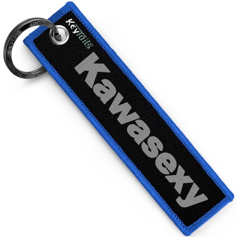 KEYTAILS Keychains, Premium Quality Key Tag fits Kawasaki Motorcycle, Car, Scooter, ATV, UTV [Kawasexy] - Image 1
